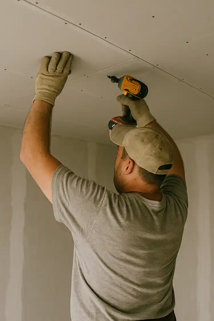 Instalación de pladur de techos en Vilanova i la geltrú